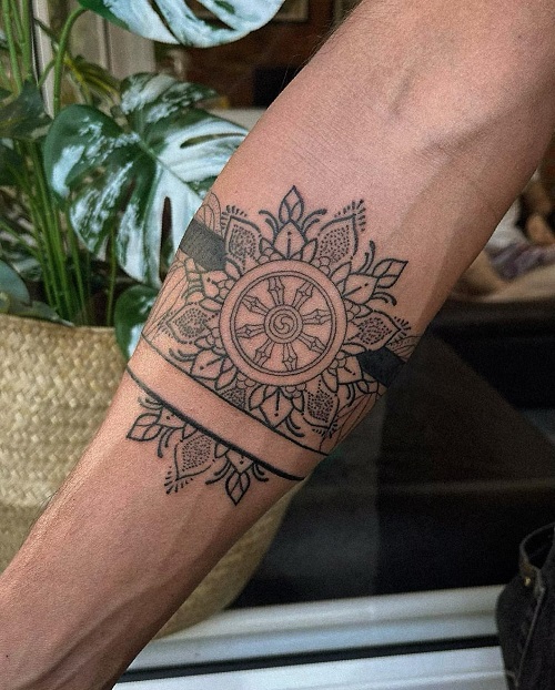 Stunning Arm Band Tattoo 5