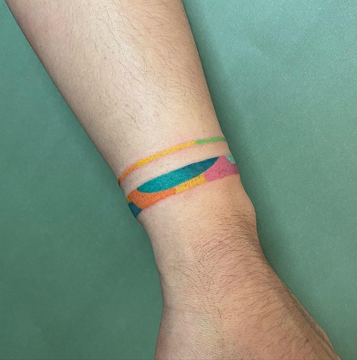 Stunning Arm Band Tattoo 6