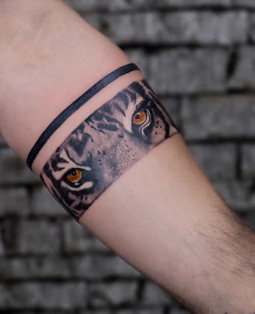 Women Arm Band Tattoo 2