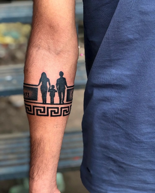 men Arm Band Tattoo 4