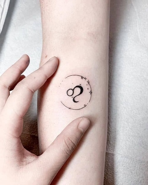 men Zodiac Sign Tattoo 3