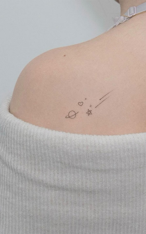 Women Constellation Tattoo ideas 5