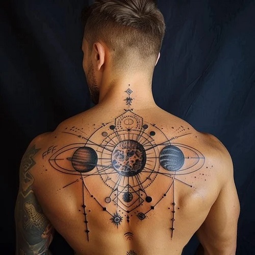 Women Constellation Tattoo ideas 4