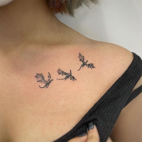 Collarbone Tattoo Ideas 3
