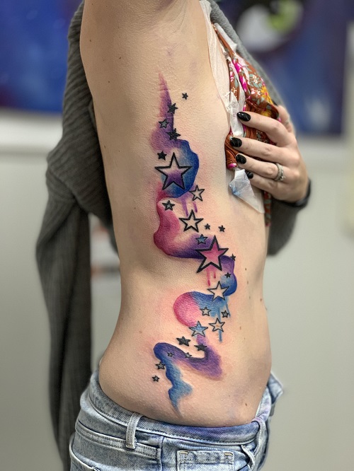 Women Constellation Tattoo ideas 1