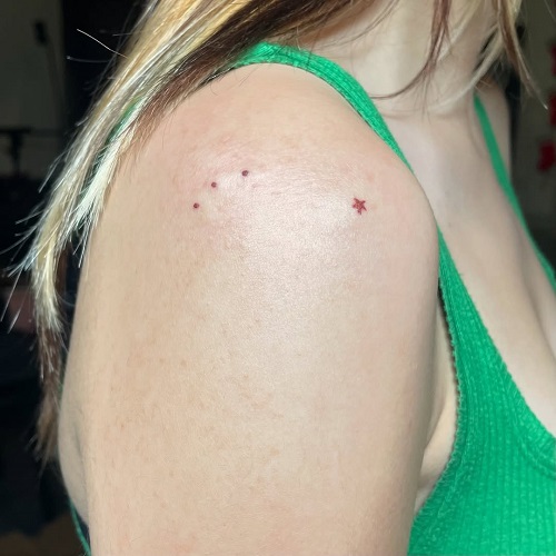 stunning Freckle Tattoo 4