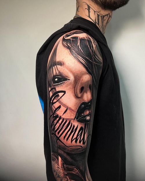 upper arm tattoo 2