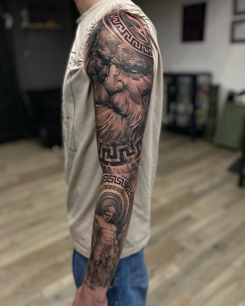 hard sleeve tattoo