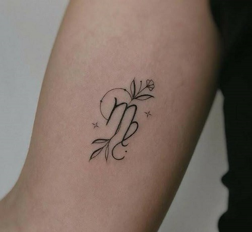 men Zodiac Sign Tattoo 4