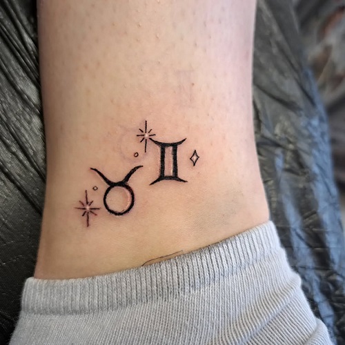 Women Zodiac Sign Tattoo 3