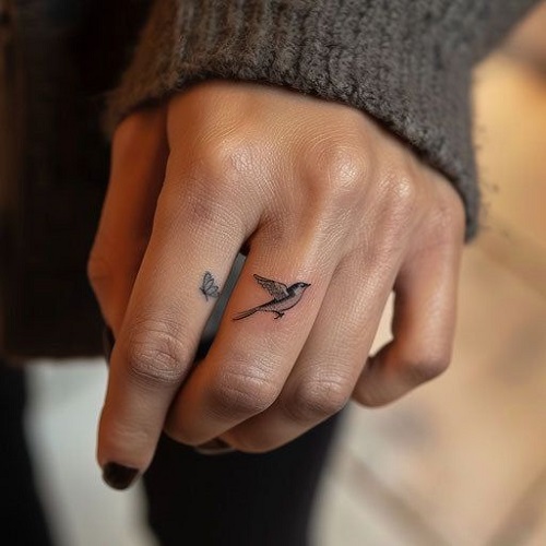 Tiny Finger Tattoo Ideas 3