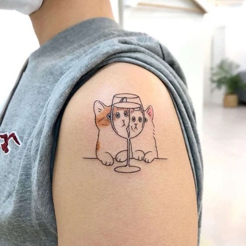 cats tattoo