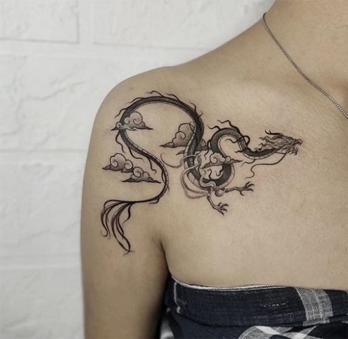 Beautiful Collarbone Tattoo 4