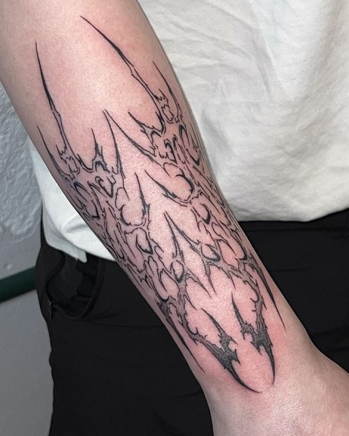 Cyber‑Sigilism Tattoo
