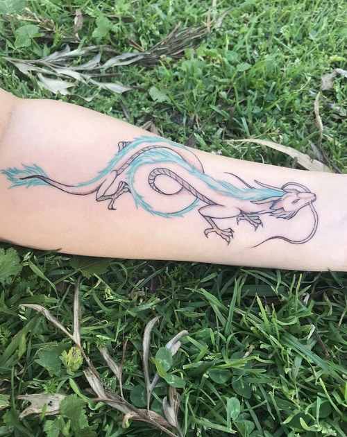 Trending Fine Line Dragon Tattoo 1
