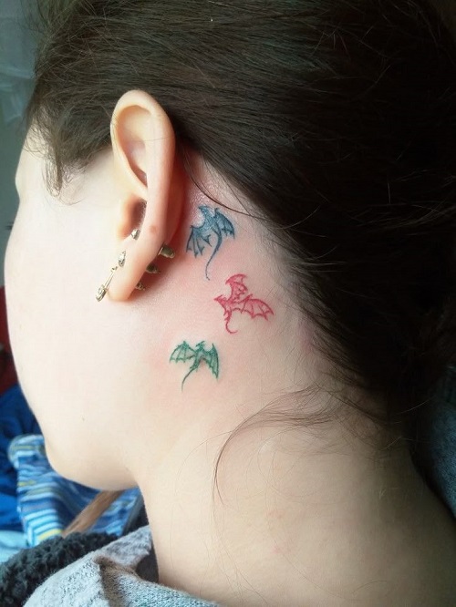Trending Fine Line Dragon Tattoo 6