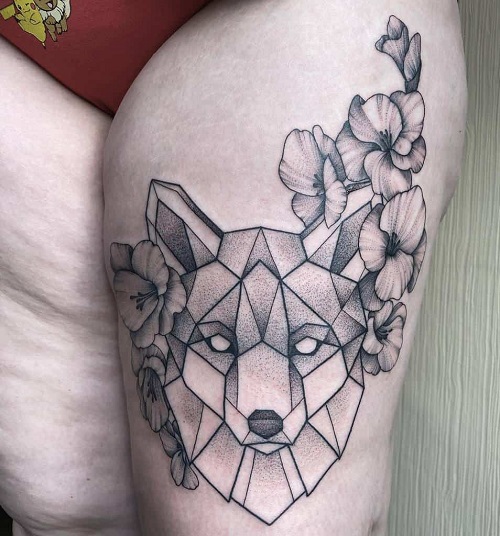 Women Geometric Fox