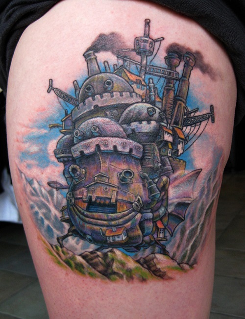 women Studio Ghibli Tattoo 3