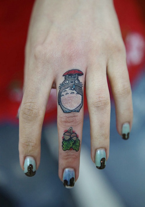 men Studio Ghibli Tattoo