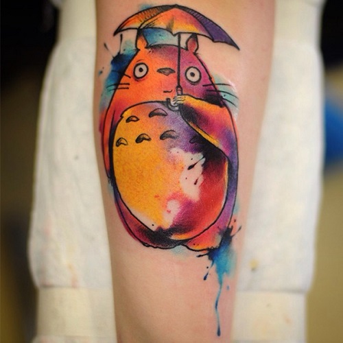 men Studio Ghibli Tattoo 4