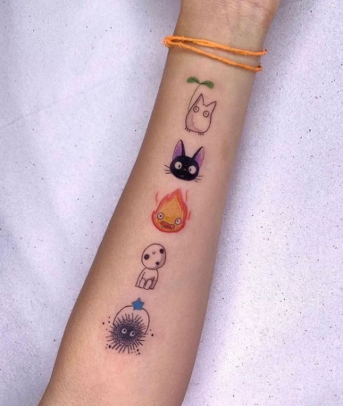 Ghibli Character Tattoo Ideas 4