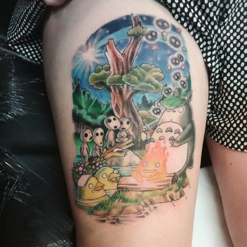 Studio Ghibli Character Tattoo 2