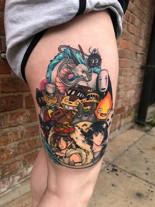 Ghibli Character Tattoo Ideas 1