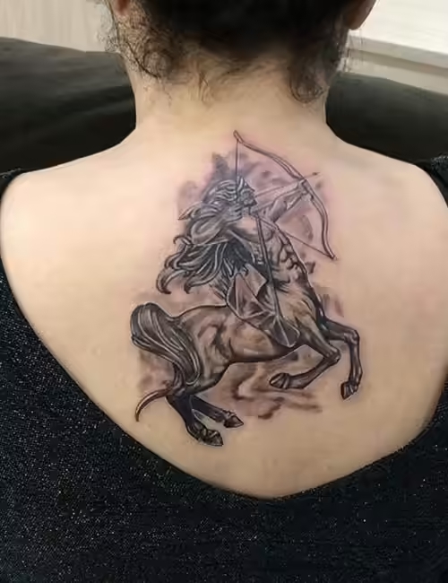 Women Greek Goddess Tattoo 4