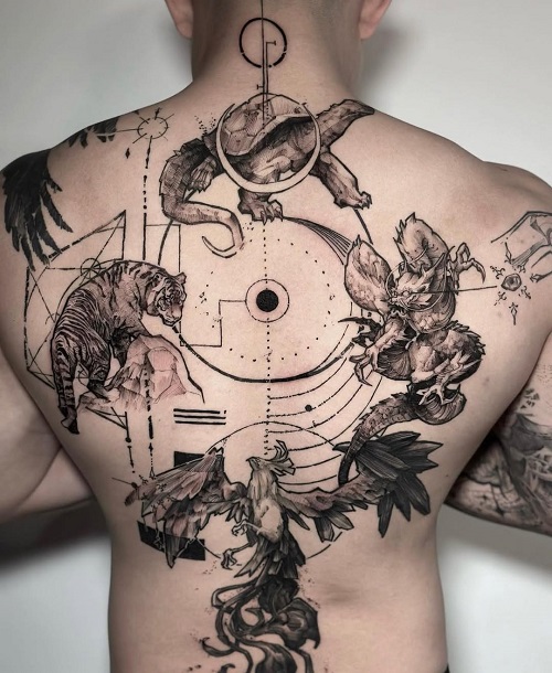 Mythological Creatures Tattoo 2