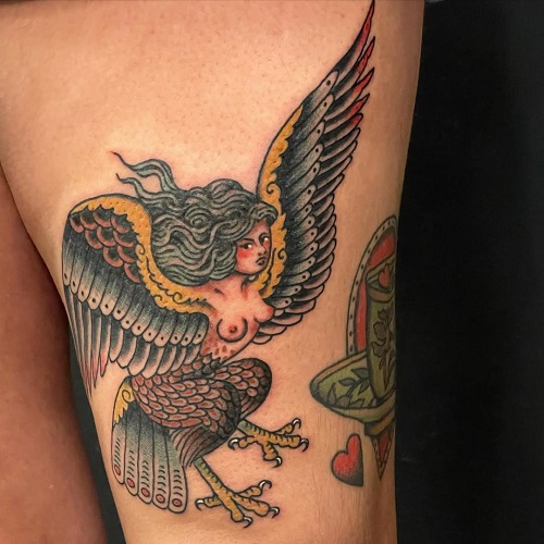 Japanese Mythological Creatures Tattoo