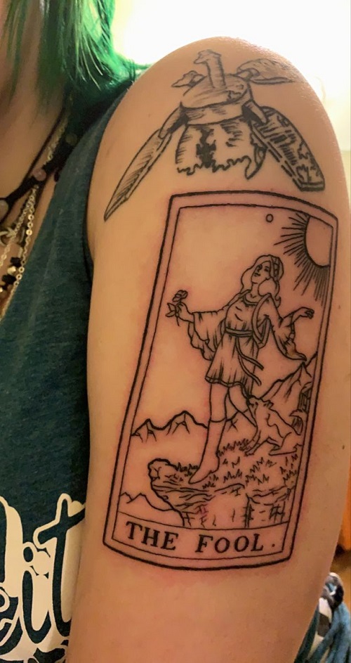 Women Tarot Card Tattoo 5
