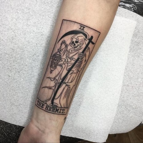 Unique Tarot Card Tattoo 3