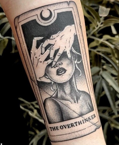 Unique Tarot Card Tattoo 4