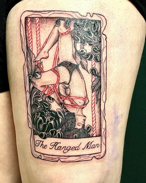 Unique Tarot Card Tattoo 5