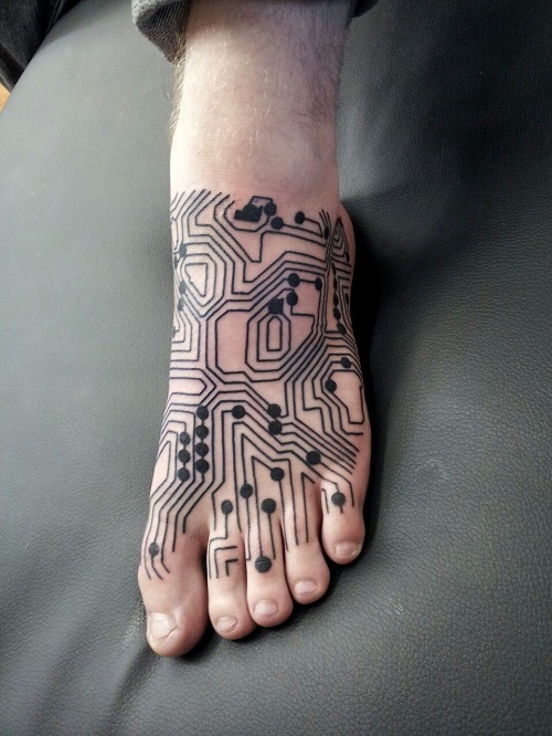 Women Cyber‑Sigilism Tattoo 2