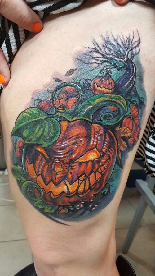 halloween tattoo ideas 3