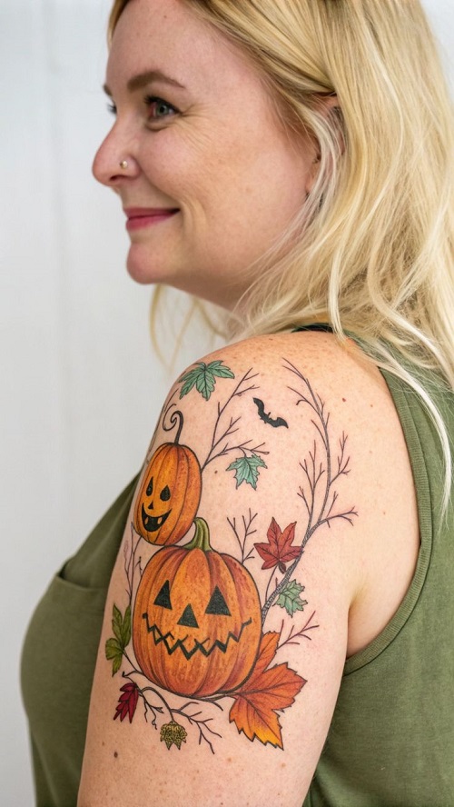 Jack O Lantern Tattoo 3