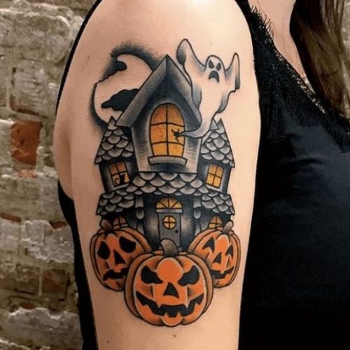 Jack O Lantern Tattoo 5