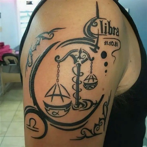 Inspiring Libra Tattoos 3