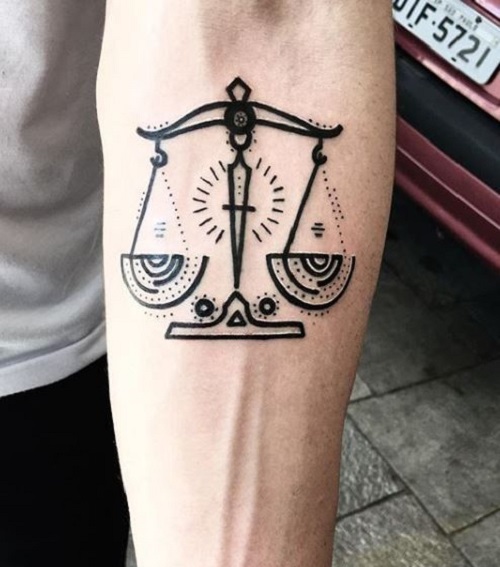 Inspiring Libra Tattoos 4