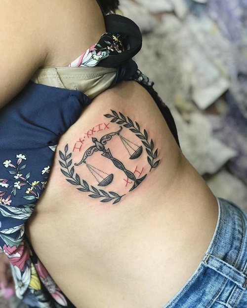 Beautiful Libra Tattoos 2