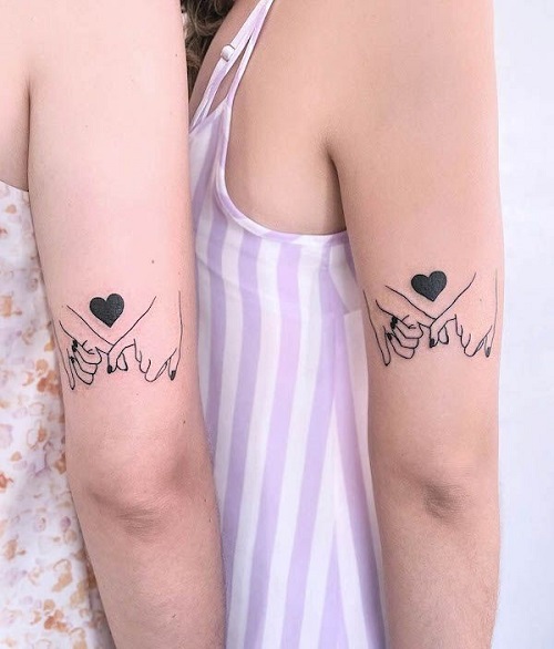 Small Matching Friend Tattoos 2