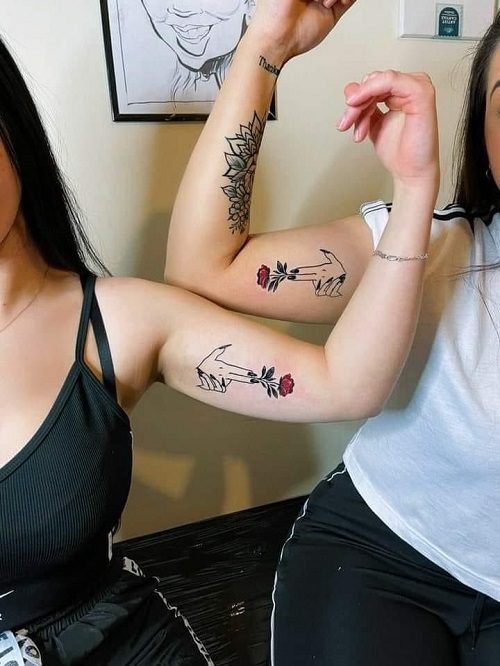 Small Matching Friend Tattoos 3