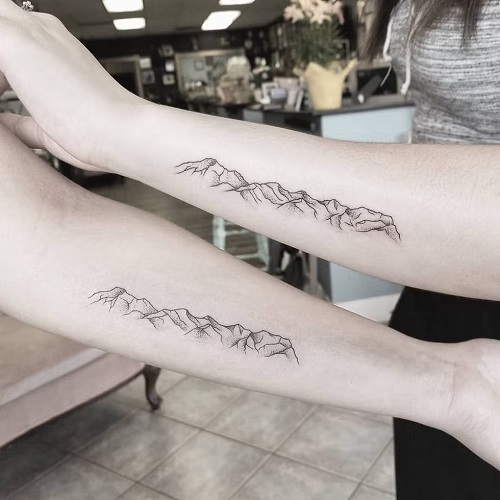 Small Matching Friend Tattoos 4