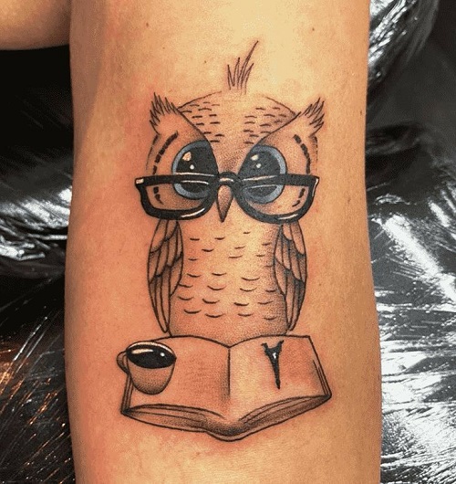 men Owl Tattoo 2