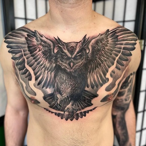 stunning Owl Tattoo 3