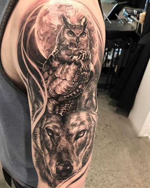 stunning Owl Tattoo 5
