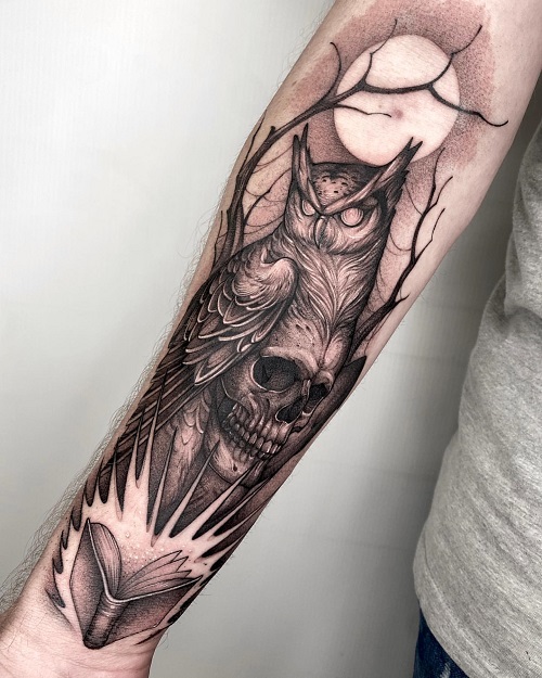Owl Tattoo Ideas 3