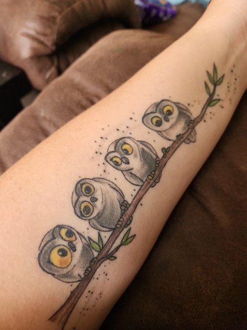 Women Owl Tattoo Ideas 3