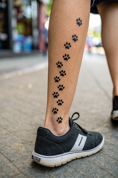 Paw Tattoo Ideas 1